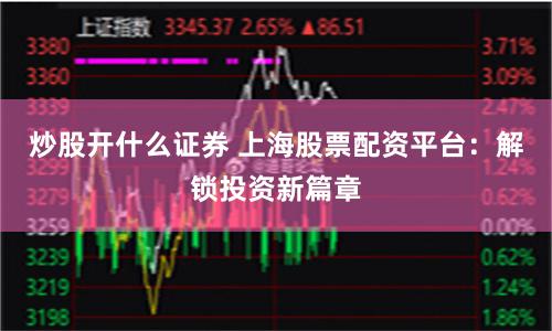 炒股开什么证券 上海股票配资平台：解锁投资新篇章